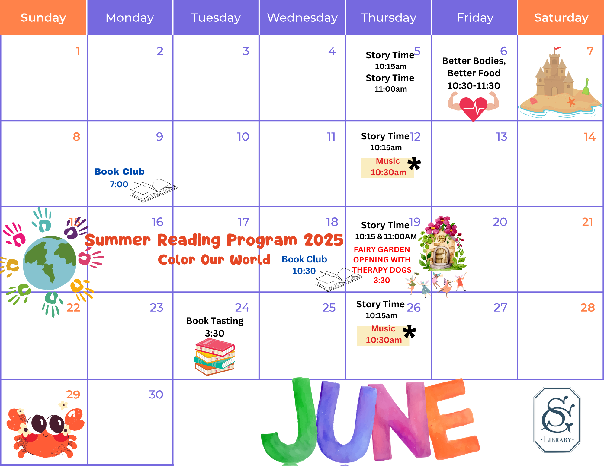 June 2025 Calendar