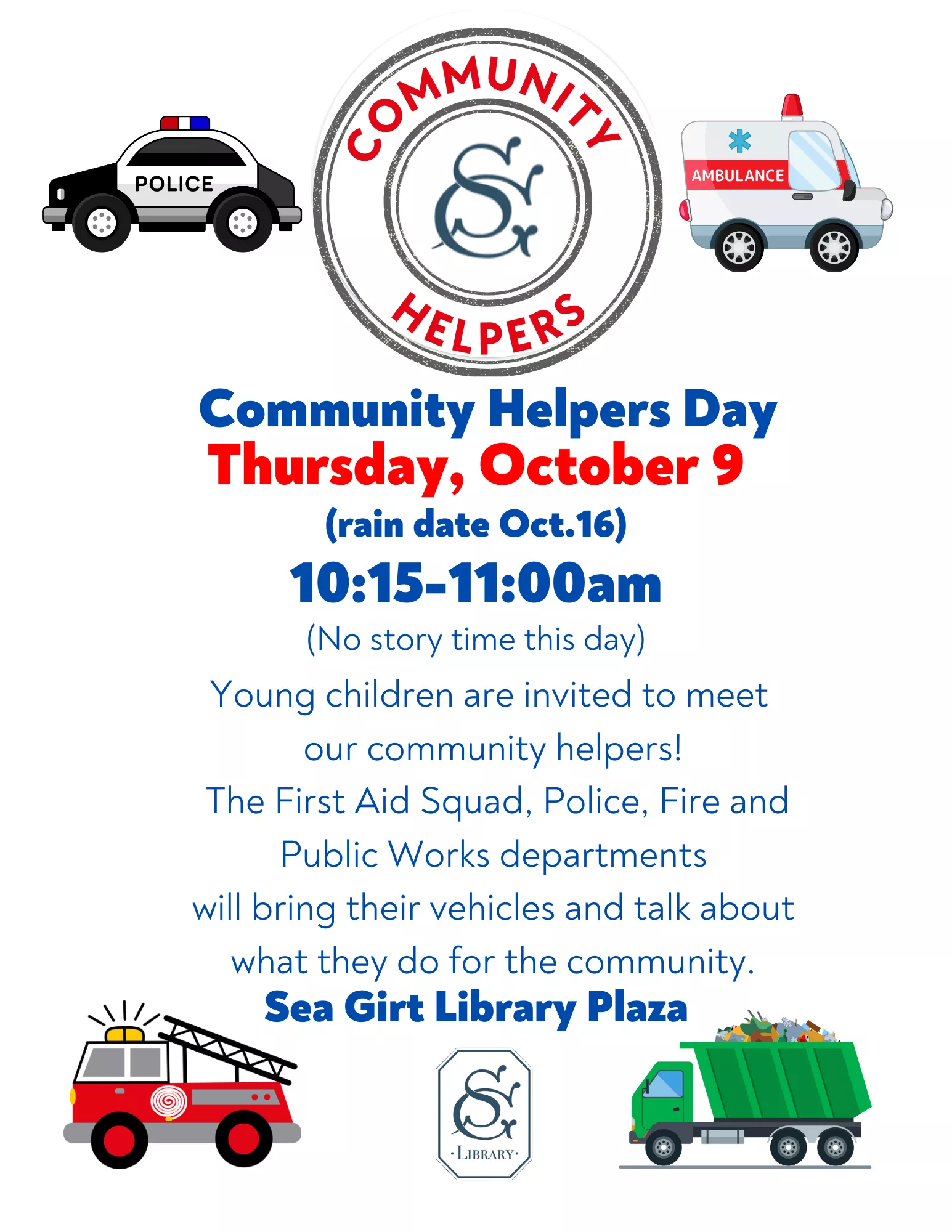 Community Helpers Day on October 9