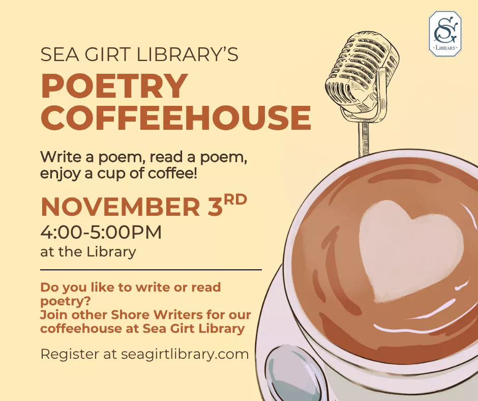 Poetry Coffeehouse on Nov. 3 @ 4 p.m.
