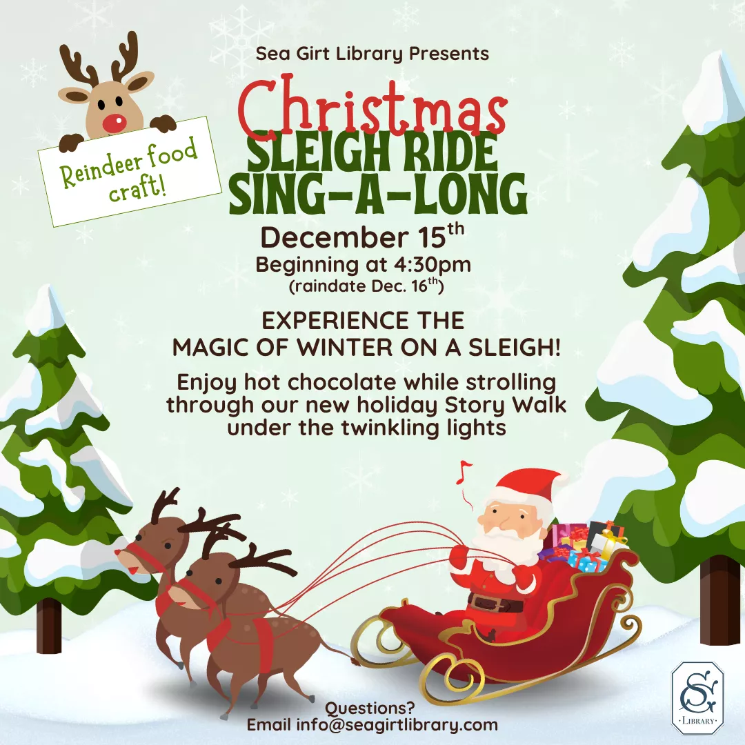 Christmas Sleigh Ride Sing-A-Long on Dec. 15 @ 4:30 PM