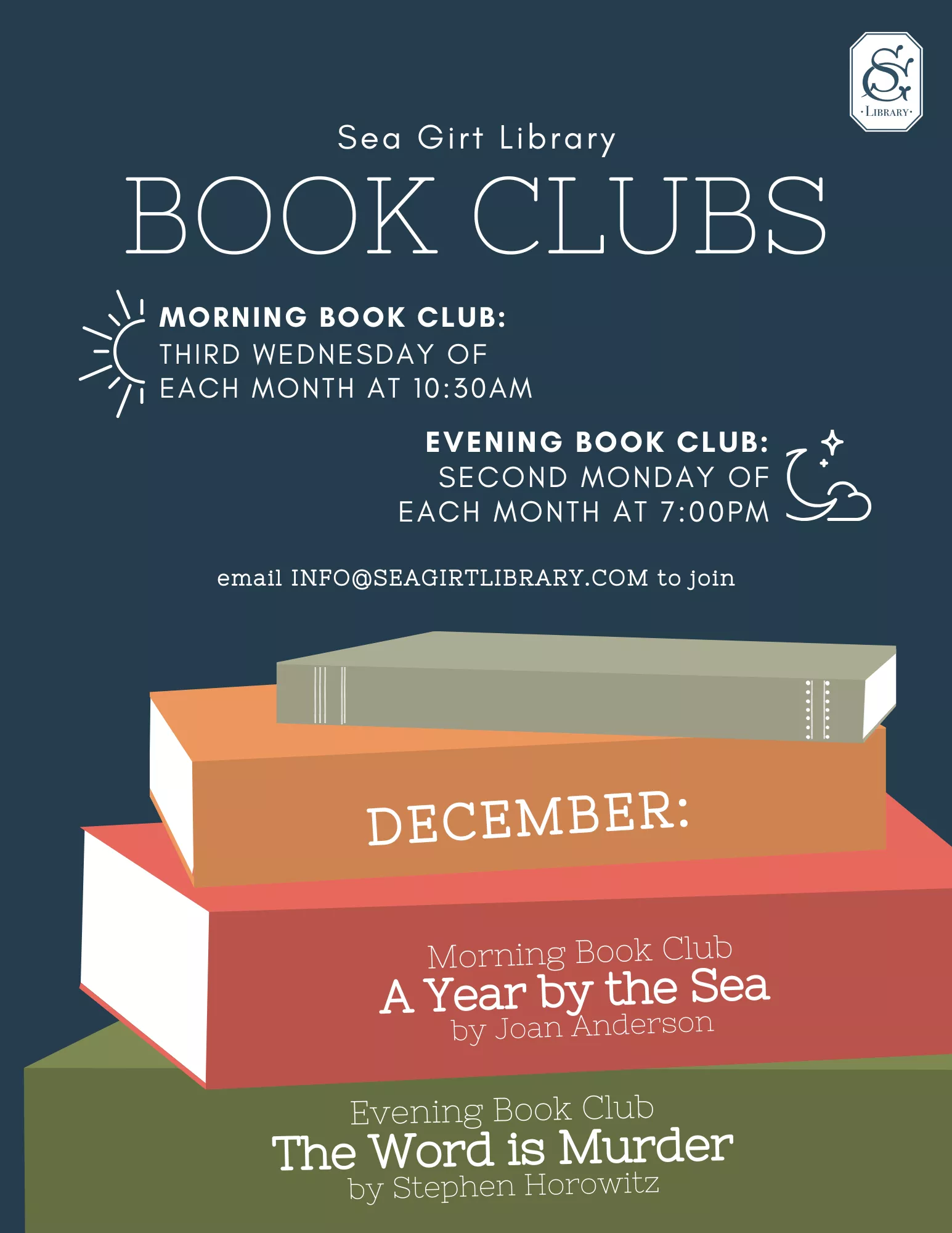 December Book Clubs