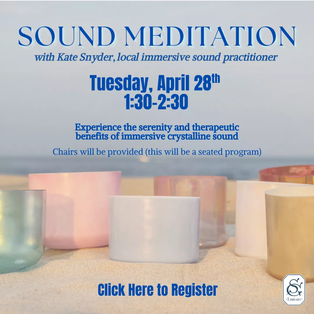 Sound Meditation on April 28 @ 1:30-2:30 PM
