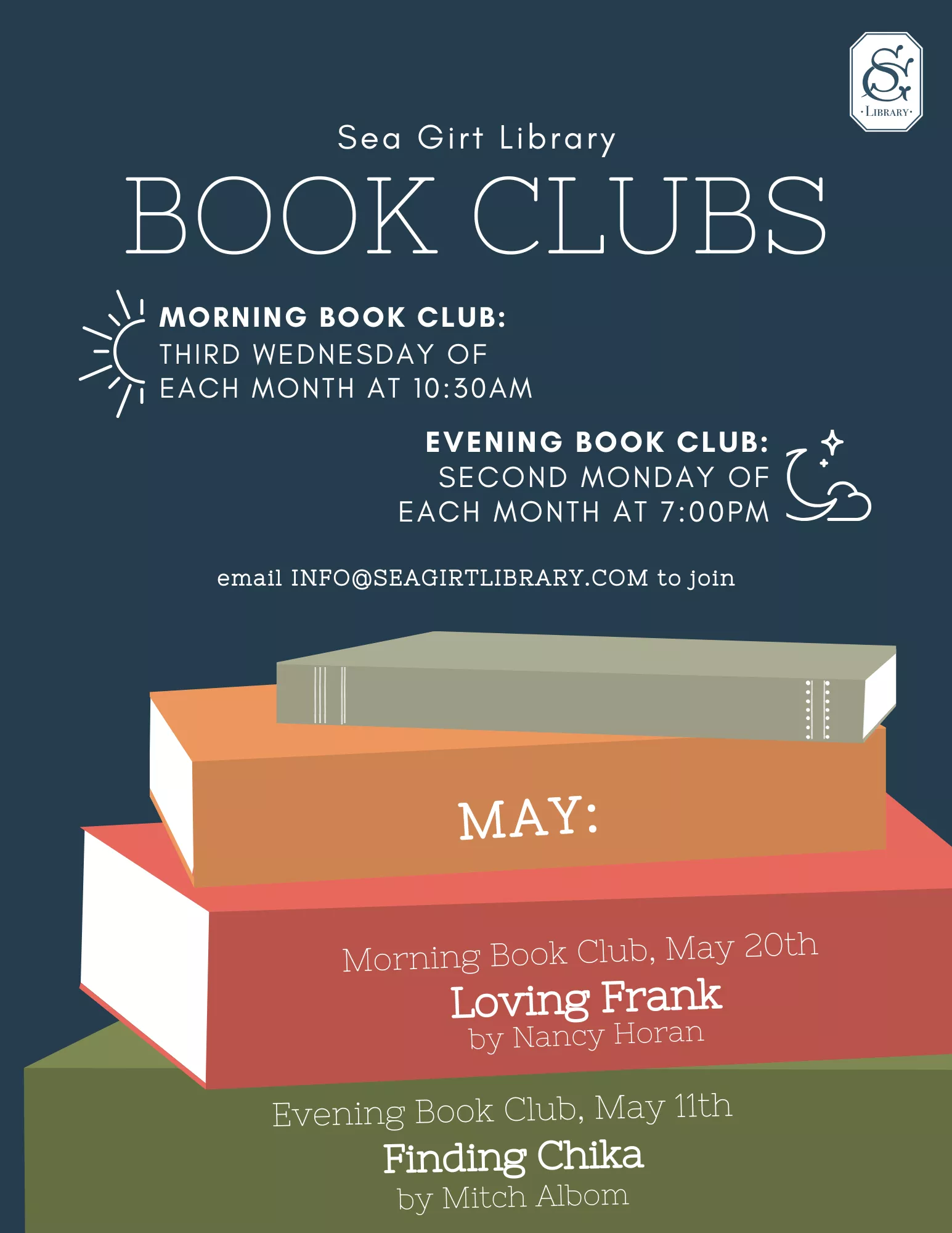 May 2026 Book Clubs