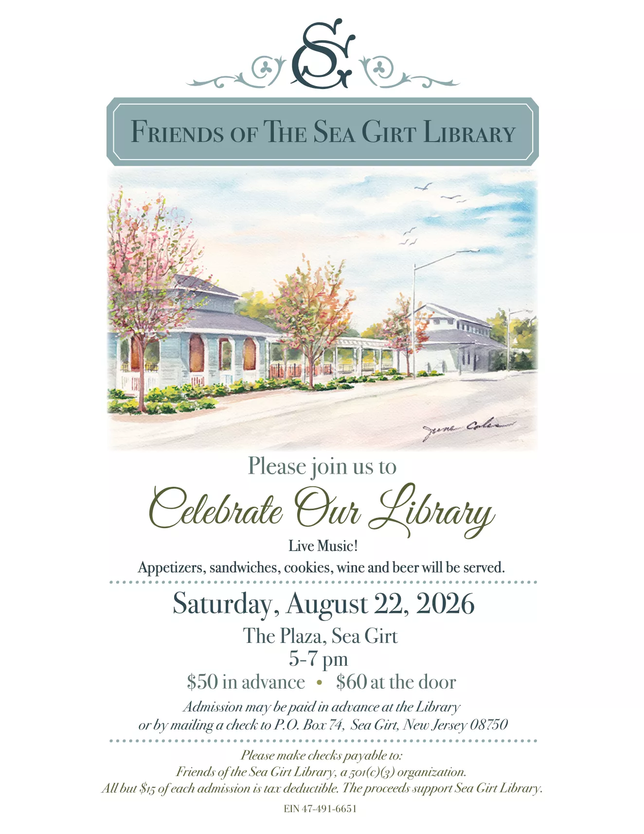 Celebrate Our Library on August 22 @ 5:00 PM