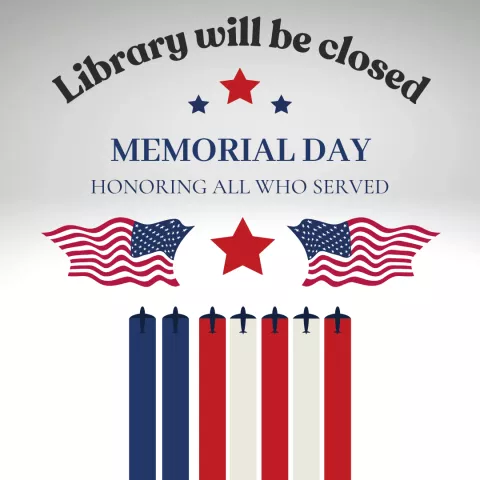 Library Closed for Memorial Day