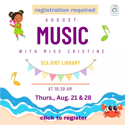 August 21 Music with Ms. Cristine