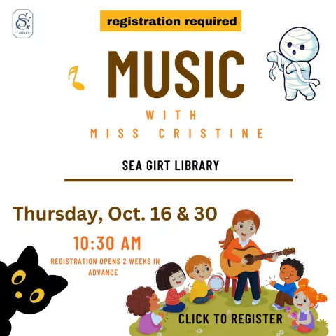 October 30 Music with Ms. Cristine