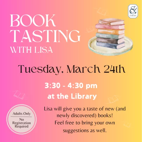Book Tasting with Lisa