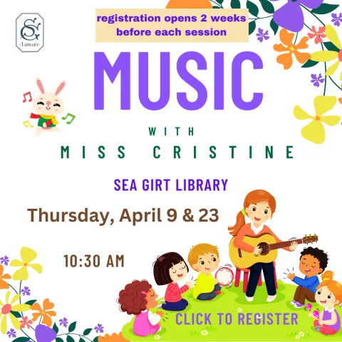April 9 Music with Ms. Cristine