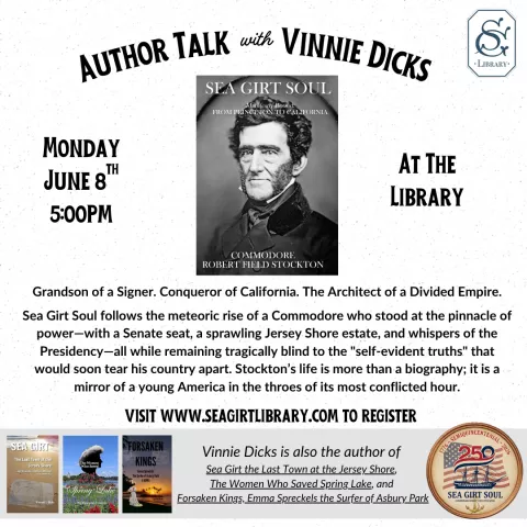 Author Talk with Vinnie Dicks