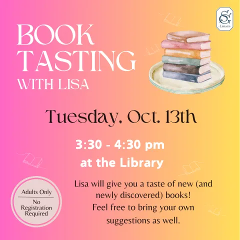 Book Tasting with Lisa