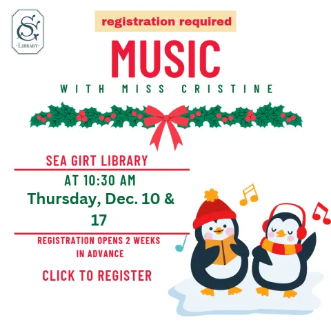 December 10 Music with Ms. Cristine