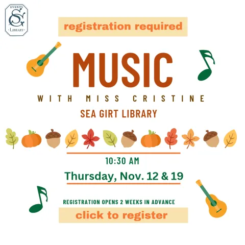 November 12 Music with Ms. Cristine